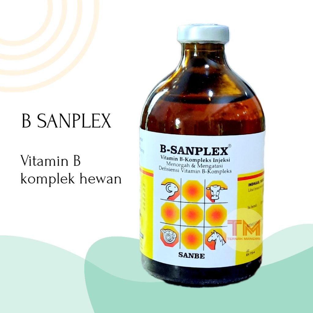 B SANPLEX 100 ML INJEKSI Vitamin B komplex hewan