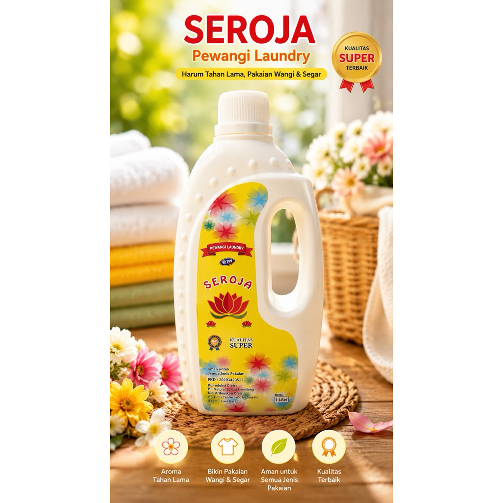 Biang Pelicin & Pewangi Setrika Kualitas Super 1 Liter