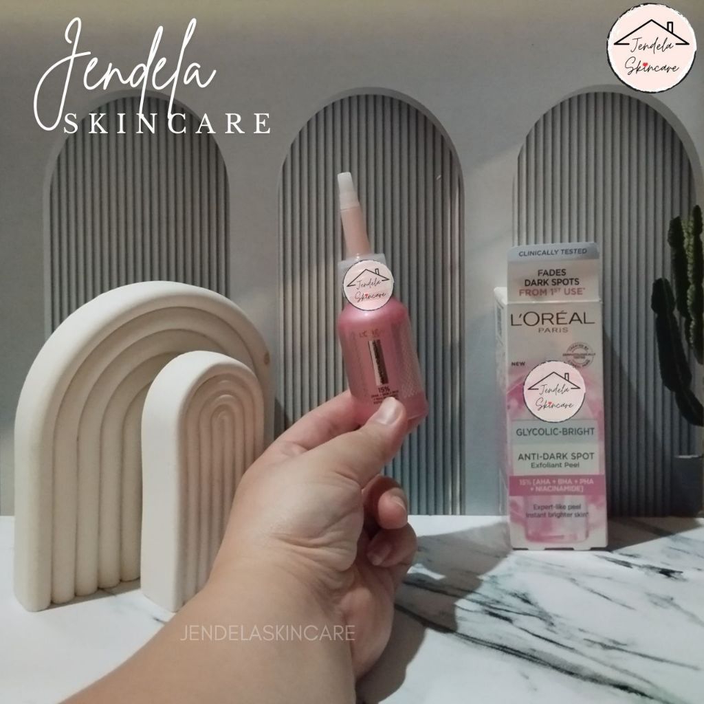 READY SIAP KIRIM - Serum Eksfoliasi Wajah - Loreal Paris Peeling Serum Glycolic Bright 25 ml