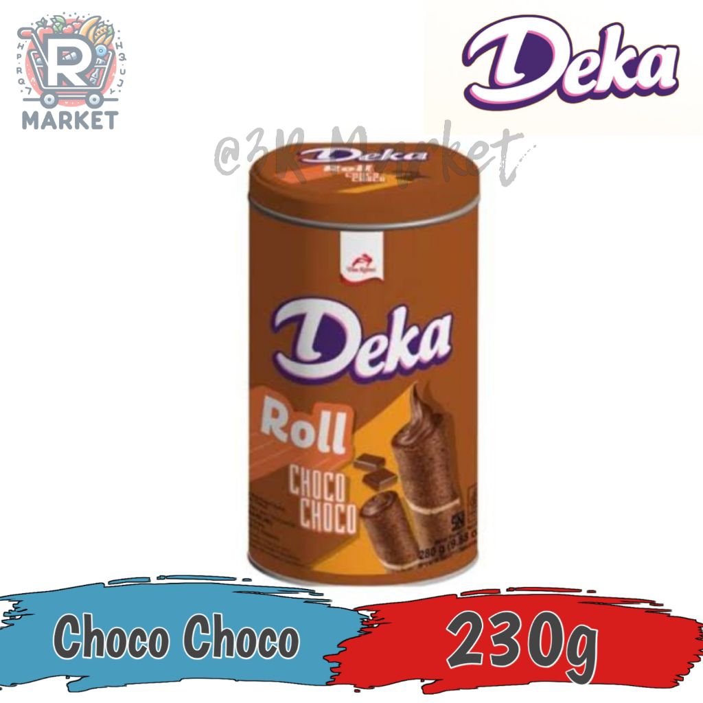 Deka Wafer Roll Choco Choco Kaleng