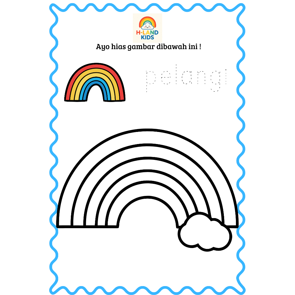 Worksheet Kolase Anak Tema Alam Semesta 5 Lembar | Lembar Kerja Edukatif PAUD & TK | Fun Learning | 