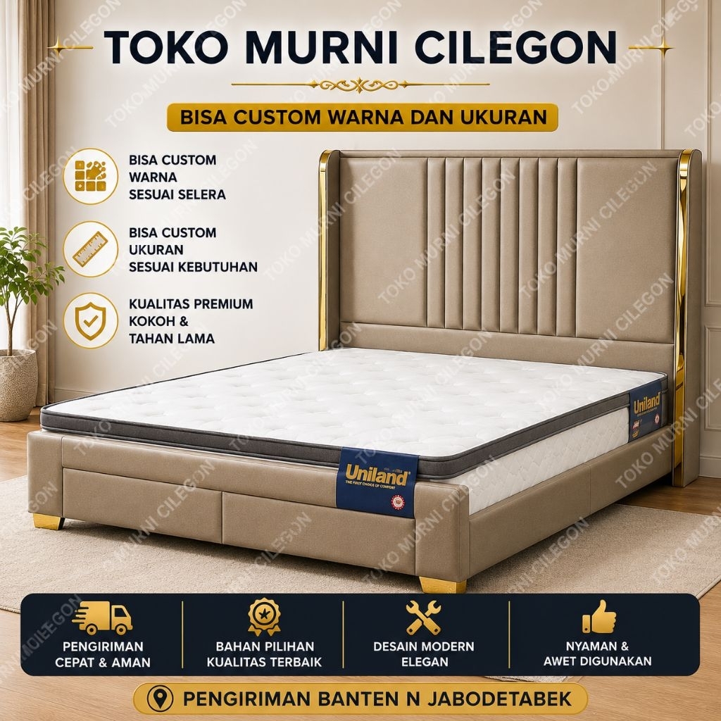 Divan Laci + sandaran Tanpa Kasur (free ongkir cilegon serang)