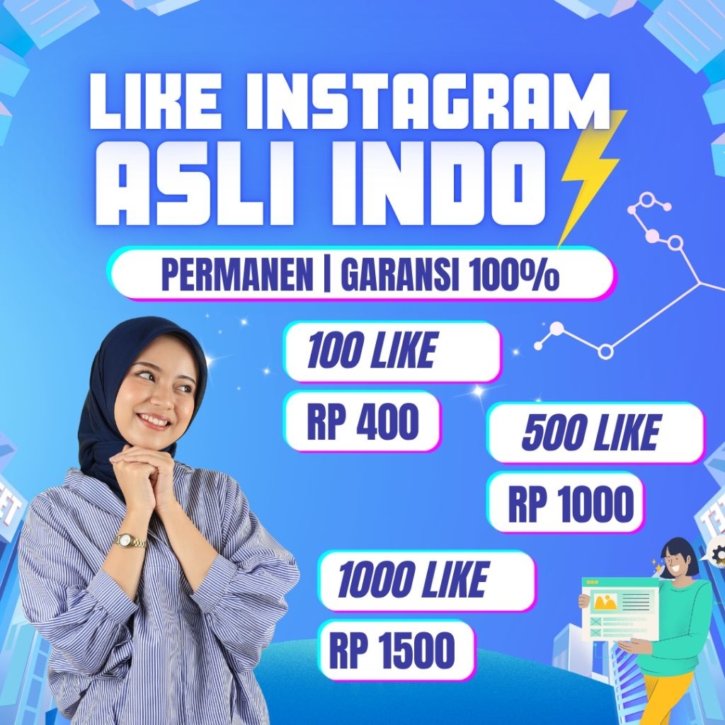 Like instagram murni asli real indo asing random postingan ig like worldwide bergaransi proses cepat