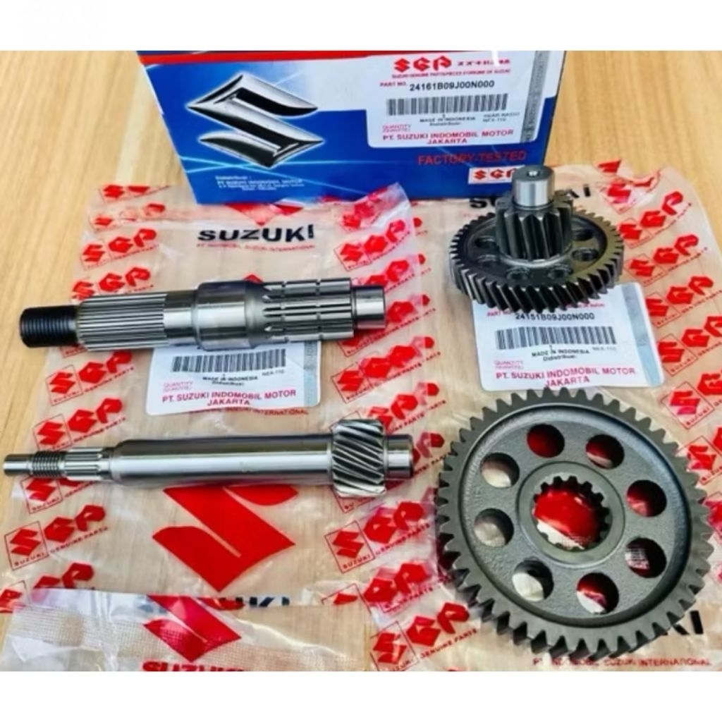 Gigi rasio girbox suzuki Nex 110 karbu Nex 110 fi pertama suzuki Let's