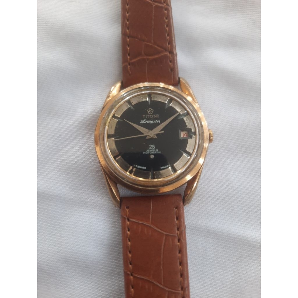 jam tangan titoni aimaster 25 jewel automatic vintage