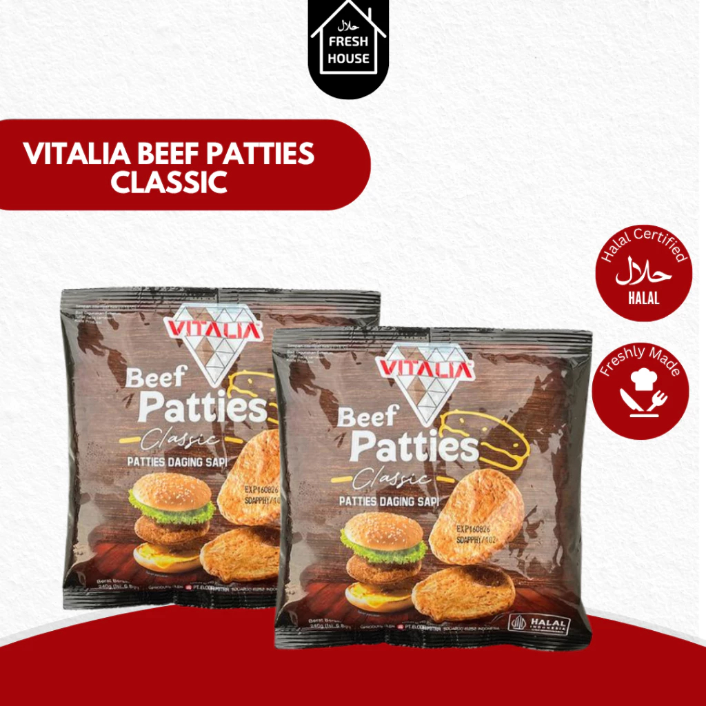 BEEF PATTIES CLASSIC / VITALIA BEEF PATTIES CLASSIC ISI 6