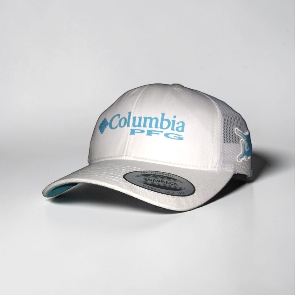Topi Columbia PFG Trucker putih