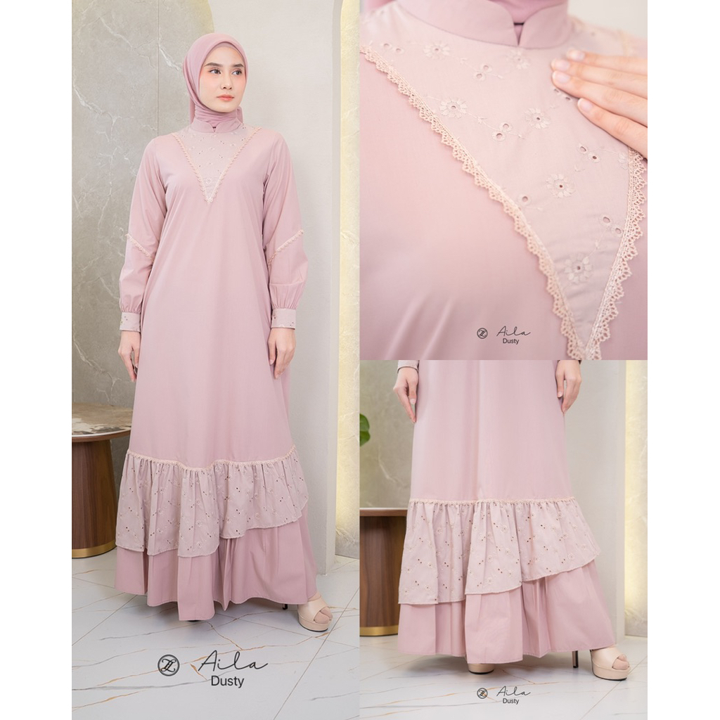 Aila dress/Aila zalifa/Dress zalifa/Zalifa/Dress terbaru