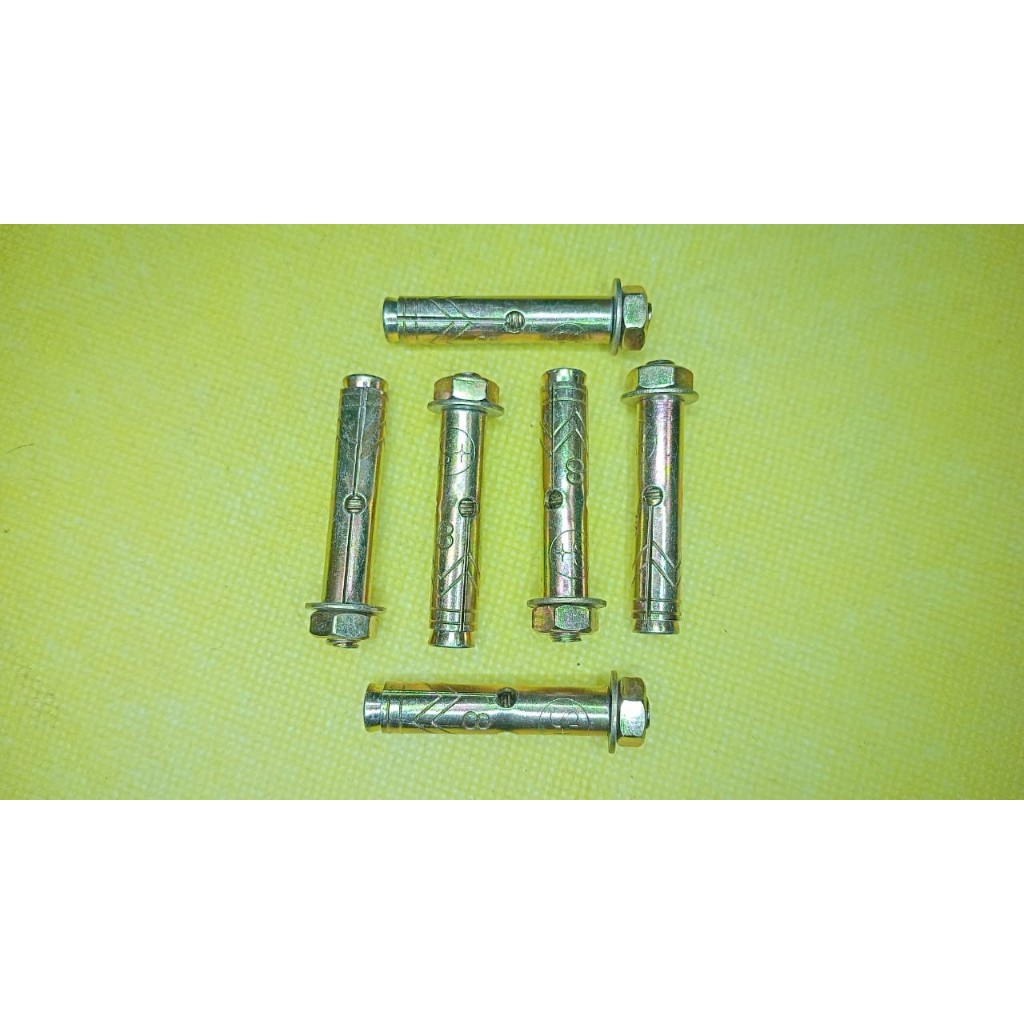 Dynabolt 8x40 WOWO isi 20 50 100 berkualitas baut beton expansion bold anchor bolt