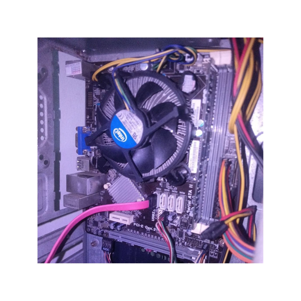 Paket Motherboard h61M ECS elite group+ processor Normal