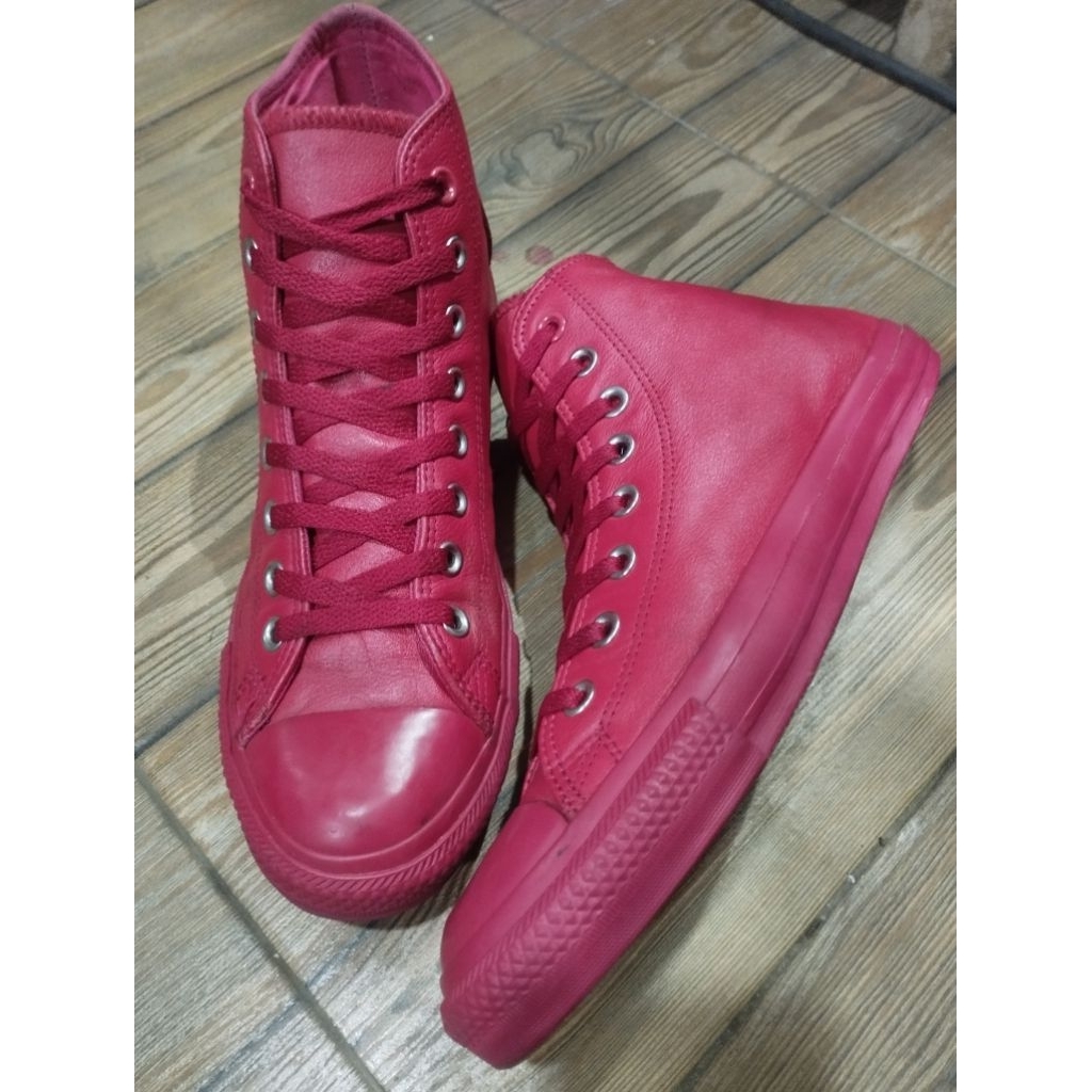 CONVERSE CTAS RUBBER RED LEATHER