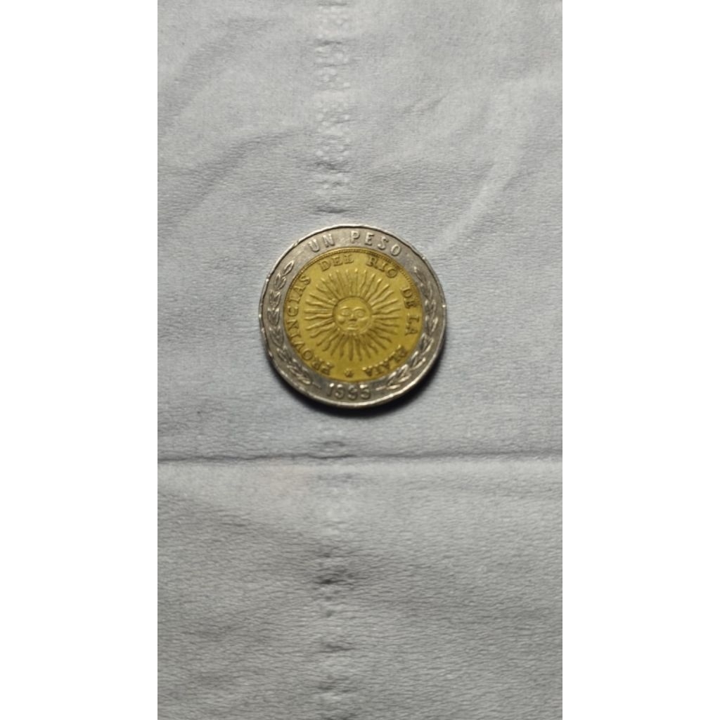 KOIN 1 PESO ARGENTINA USIA 31 TAHUN