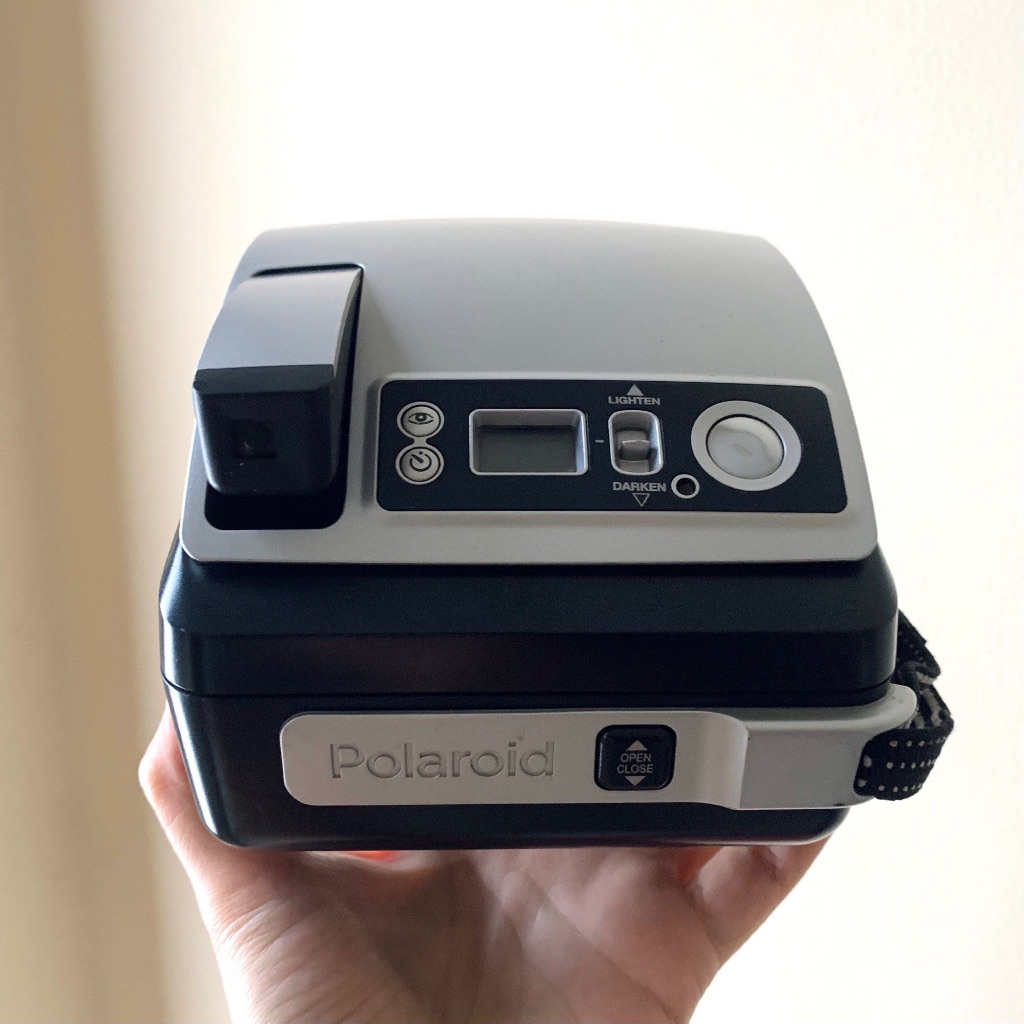 vintage collectible POLAROID ONE600 PRO Business Edition Hitam Silver