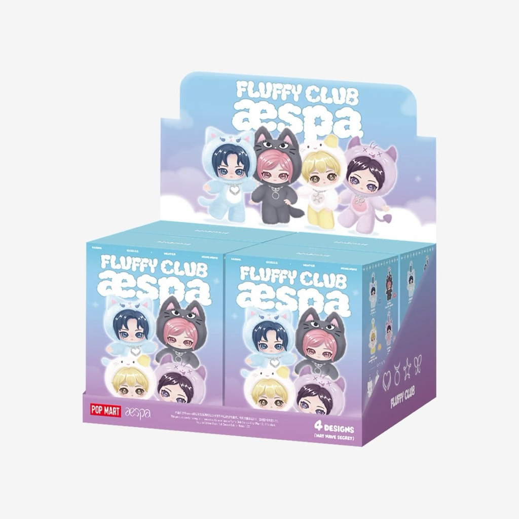 AESPA X POPMART FLUFFY CLUB SERIES VINYL PLUSH DOLL GELBULNYANGI (GISELLE VER)