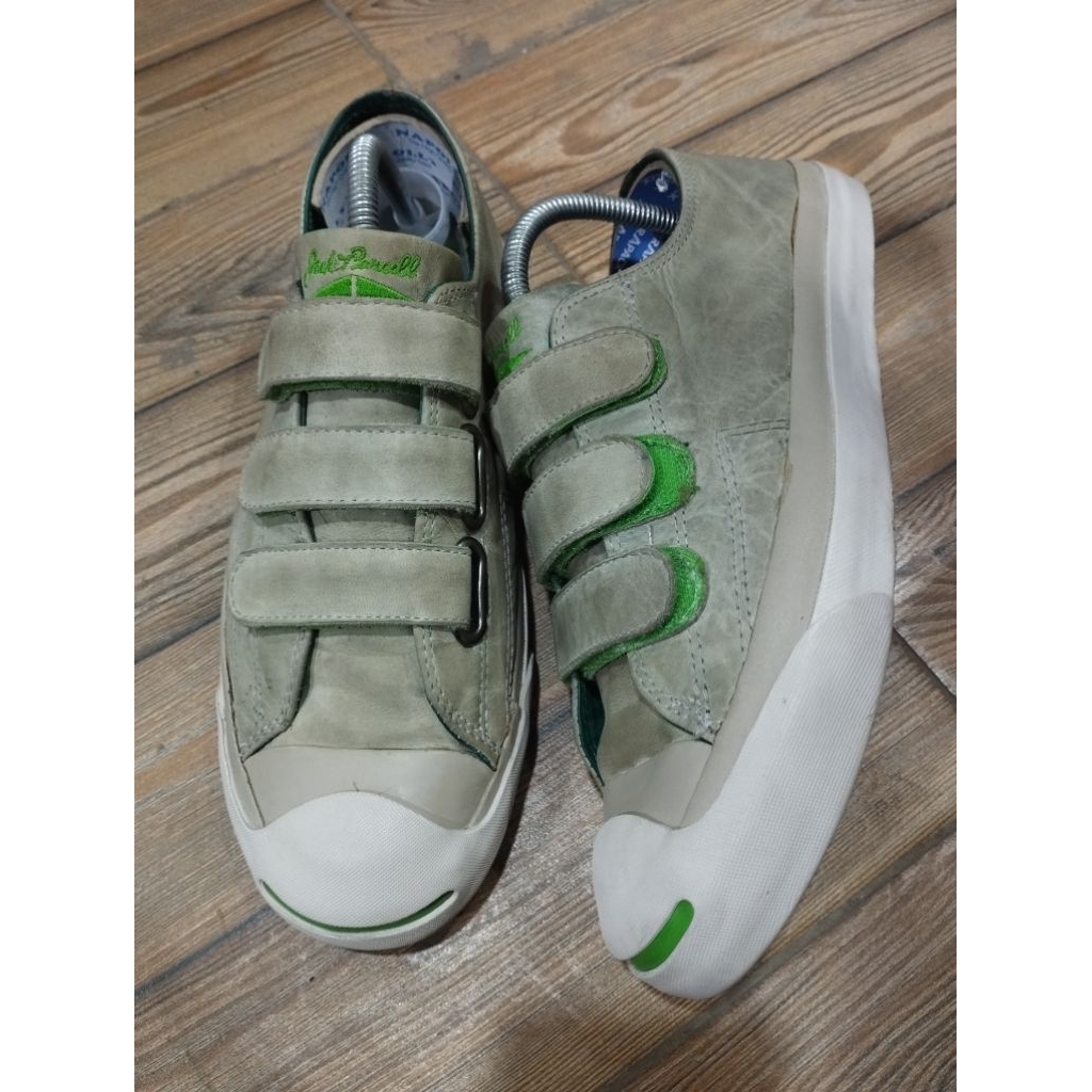 CONVERSE JACK PURCELL VELCRO SHUTTLECOCK SAMPLE TAGE LEATHER