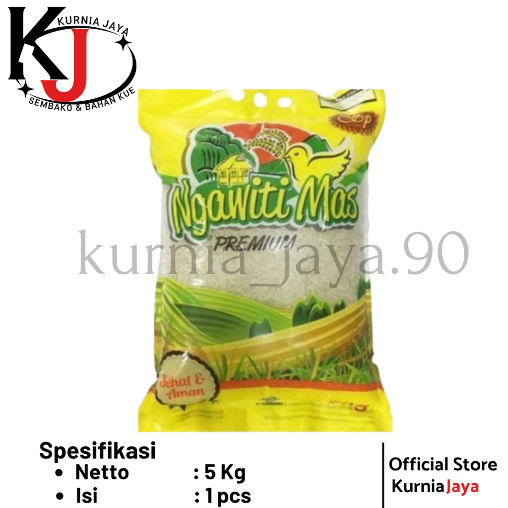 [ NGAWITI ] Beras Premium 5 Kg