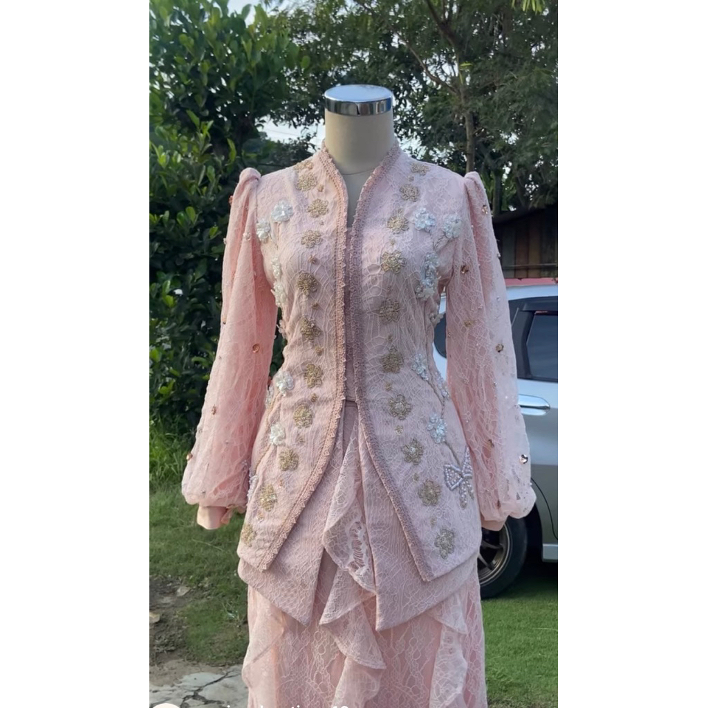 SET KEBAYA ALA IVORY