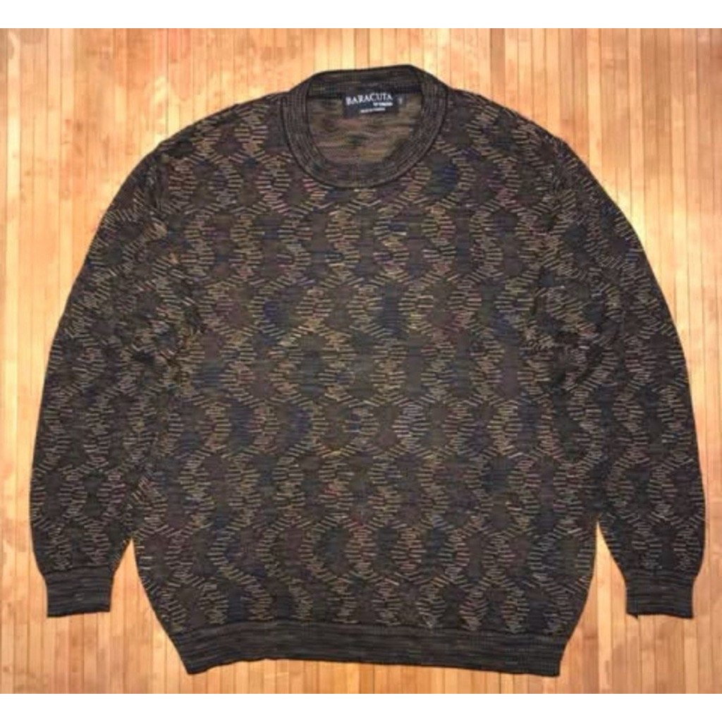 VINTAGE BARACUTA BY TUNDRA RAJUT CASUAL COOGI STYLE KNITWEAR
