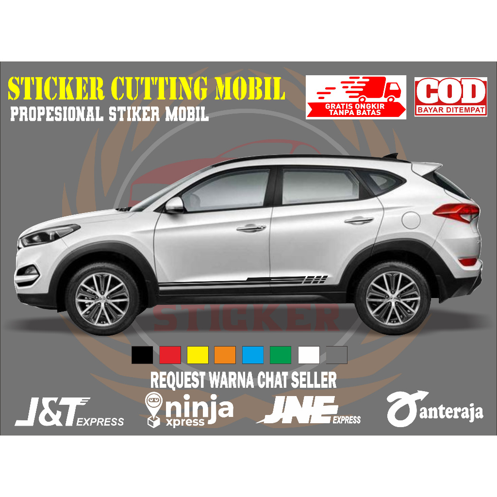 sticker mobil tucson sticker mobil hyundai tucson stiker mobil tucson keren sticker variasi mobil