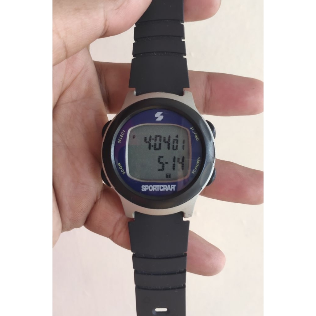 Jam Tangan JDM Digital SportCraft Rare Second