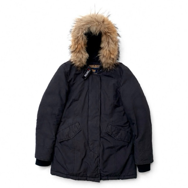 woolrich woolen mills raccoon fur hood trim arctic jacket
