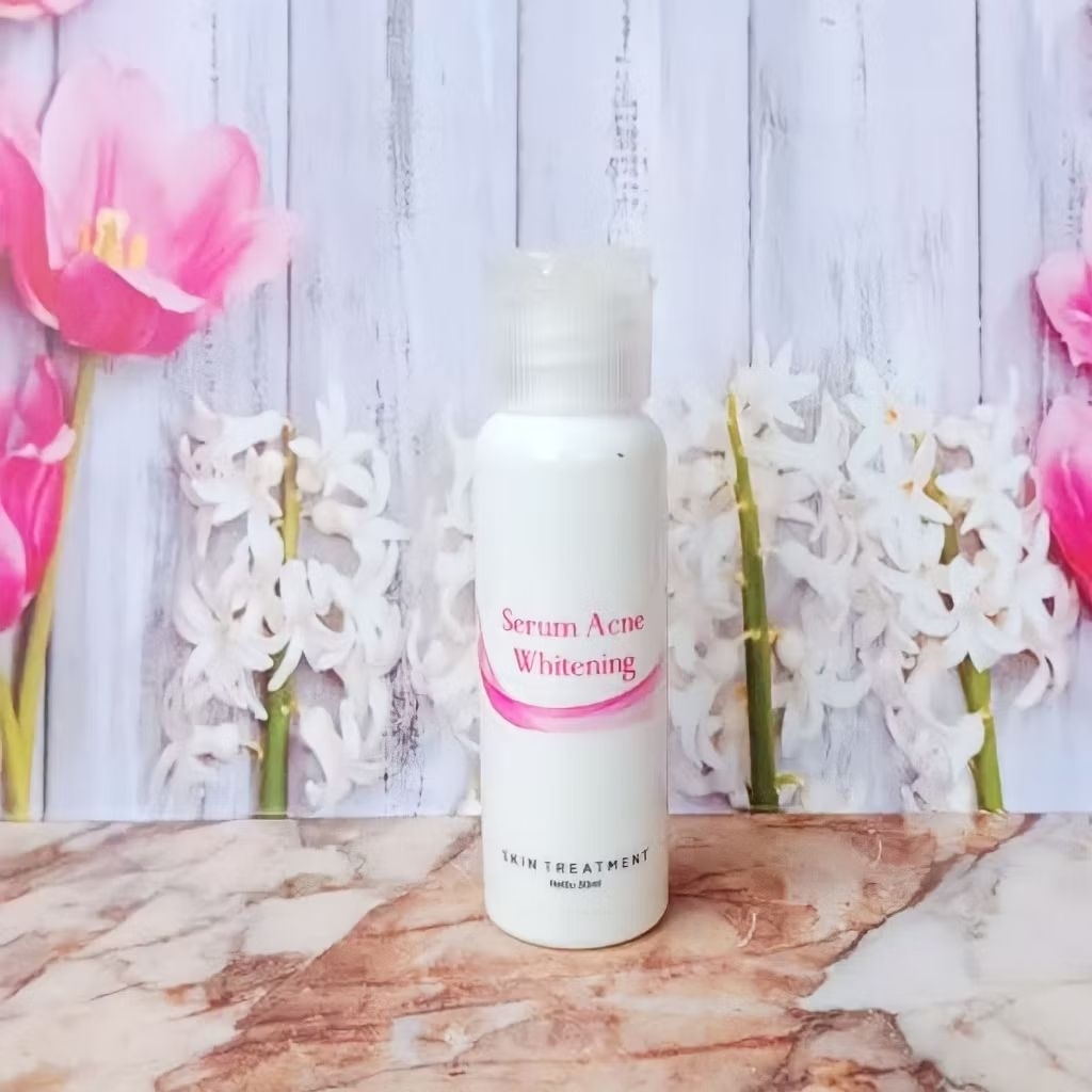 Serum Whitening Acne marwah Skincare untuk kulit cepat cerah putih glowing menghilangkan beruntusan 