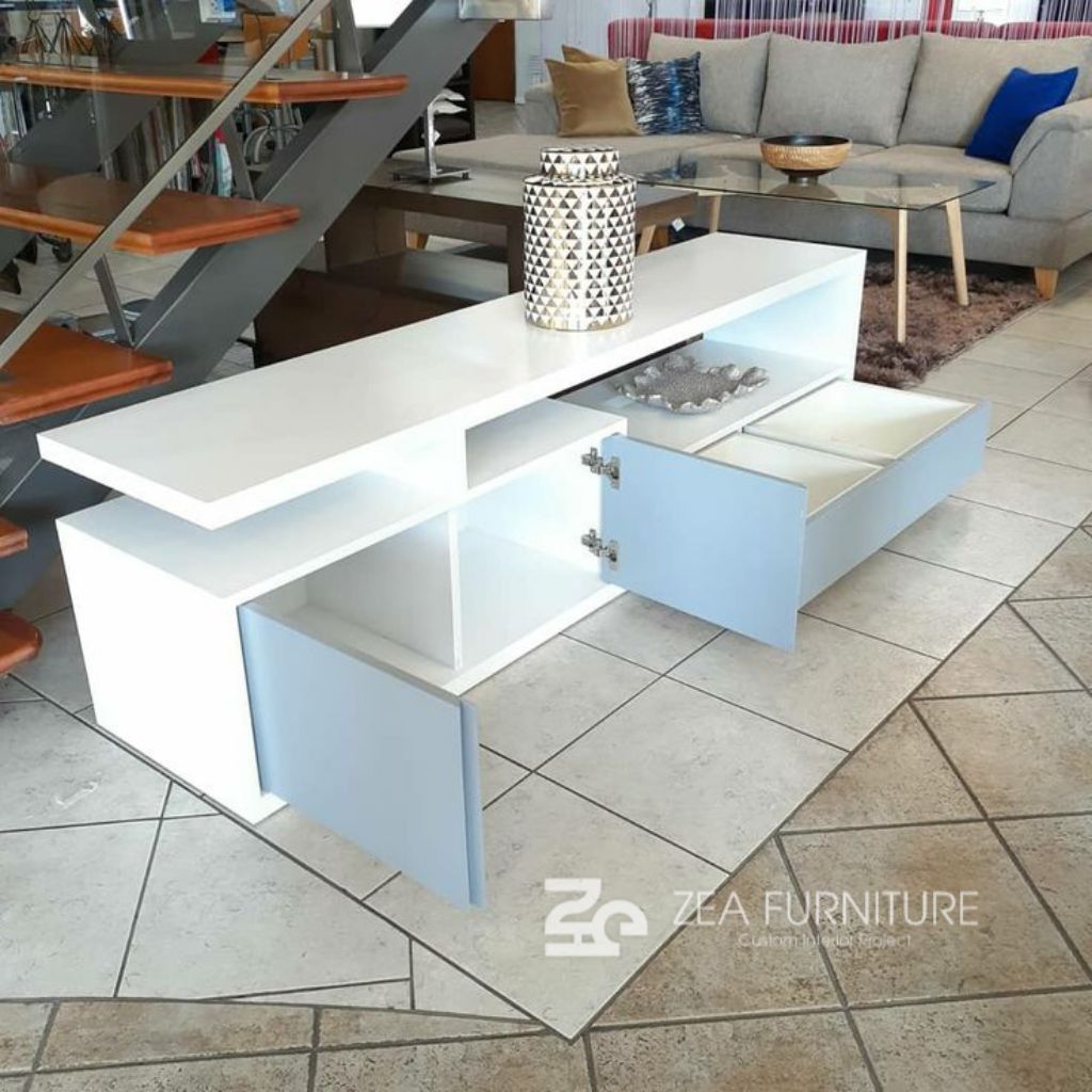 meja tv minimalis estetik