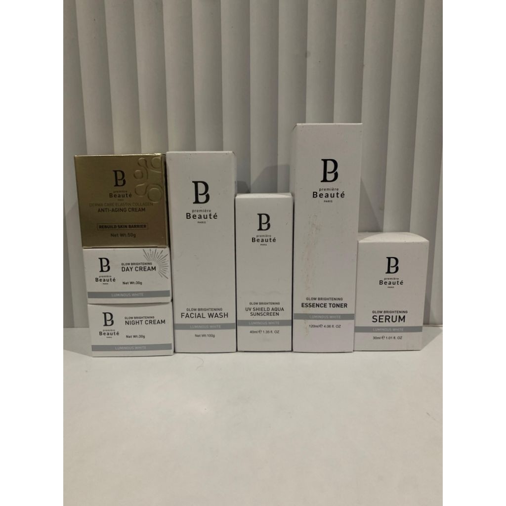 ORI 100% Premiere Beaute Whitening Paket Skincare 7pcs