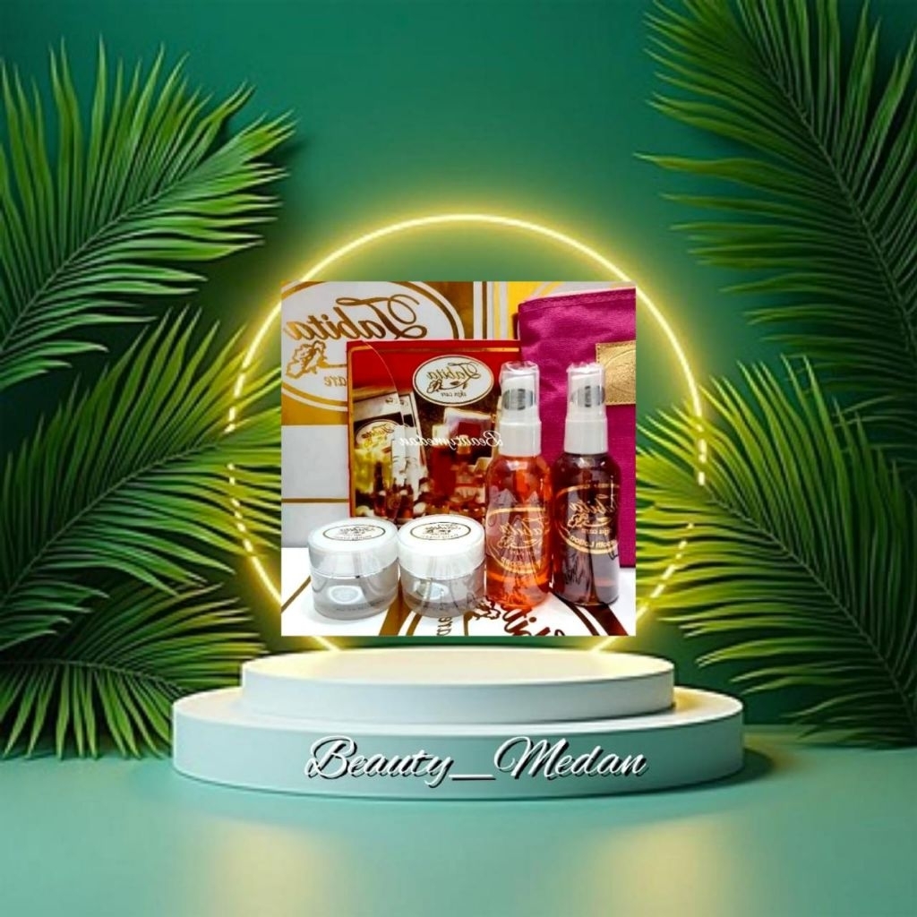 SKINCARE SUPER WHITENING MEDAN (MONOGRAM POUCH PINK)100% ORIGINAL