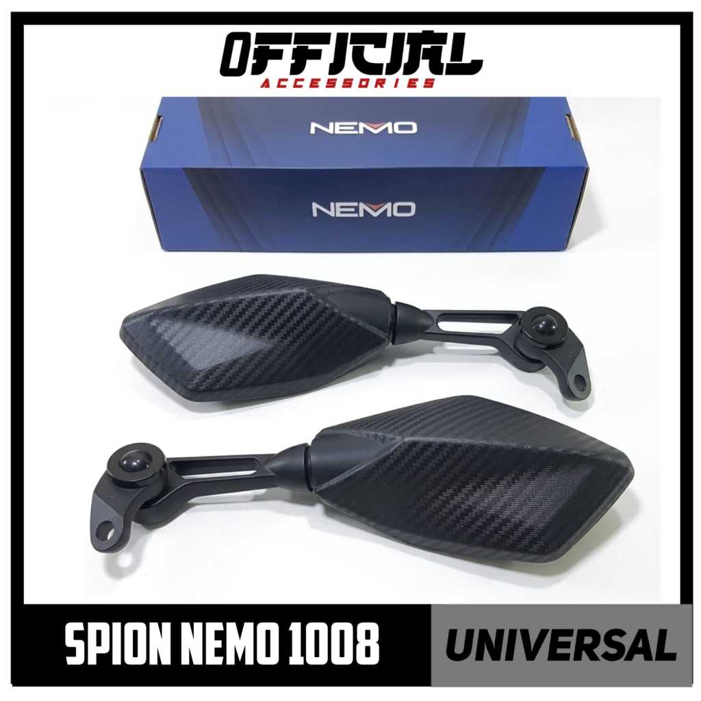 Spion Ducati Nemo 1008  Kaca Putih Vario 160 Nmax Aerox Adv Pcx