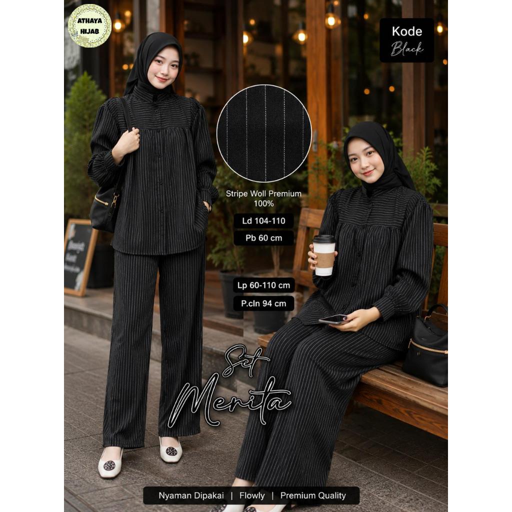 Pakaian Wanita HQ SET MERITA From AtHAYA FASHION STORE
