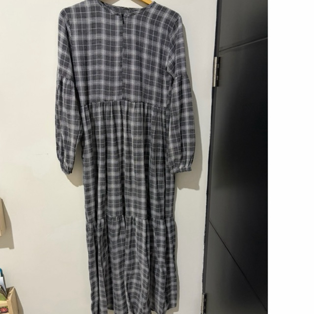 PRELOVED LATASHA OUTFIT DRESS GAMIS MOTIF KOTAK