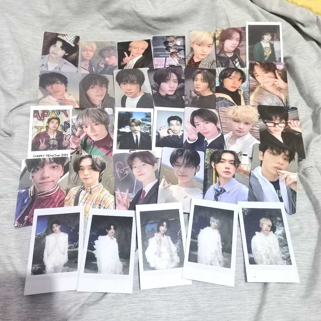 photocard txt yeonjun beomgyu hueningkai dicon d’festa memo fourth 4th story midsummer orangeade sun