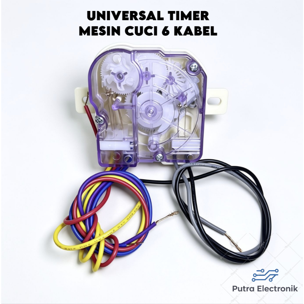 TIMER MESIN CUCI 6 KABEL SHARP POLYTRON UNIVERSAL TIMER PENCUCI WASH MESIN UMUM