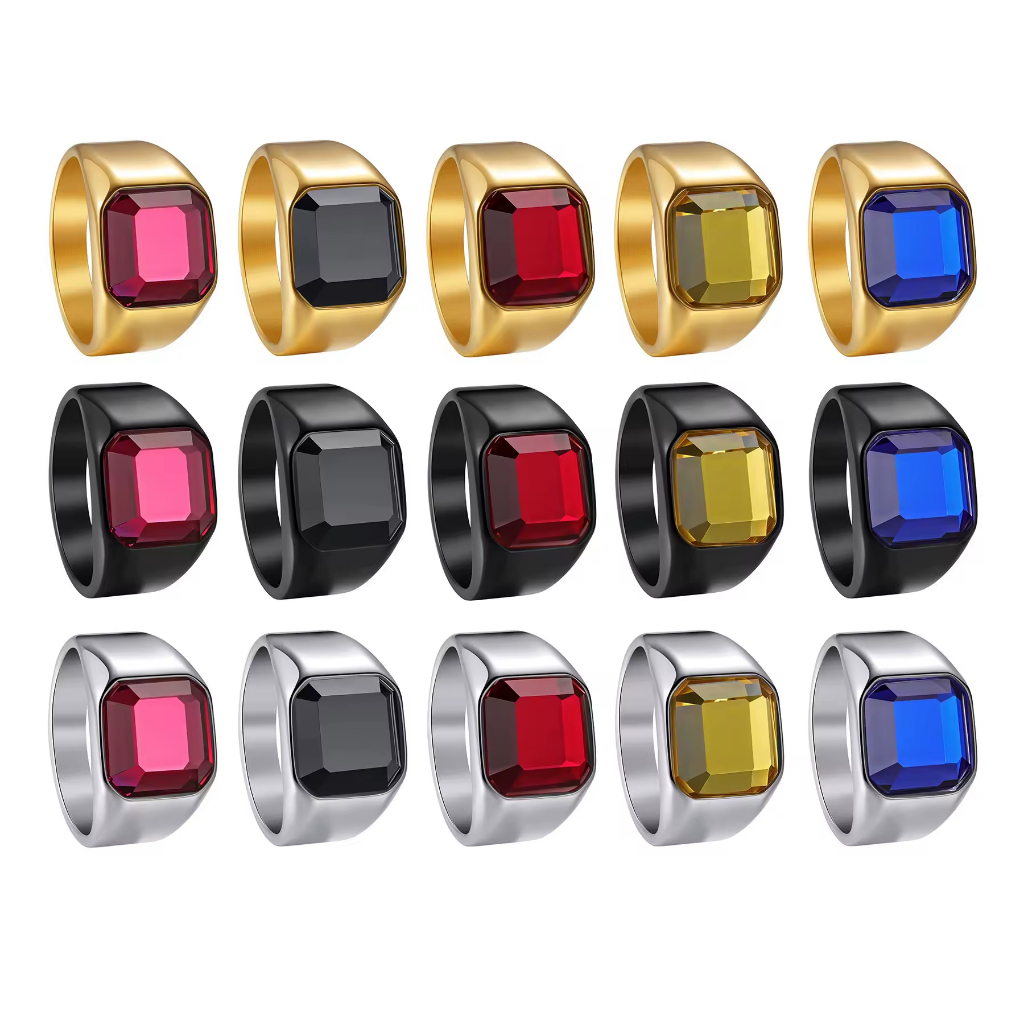 CINCIN TITANIUM PRIA SUPER KEREN - SUPER EKSLUSIF ELEGAN POPULER terkini