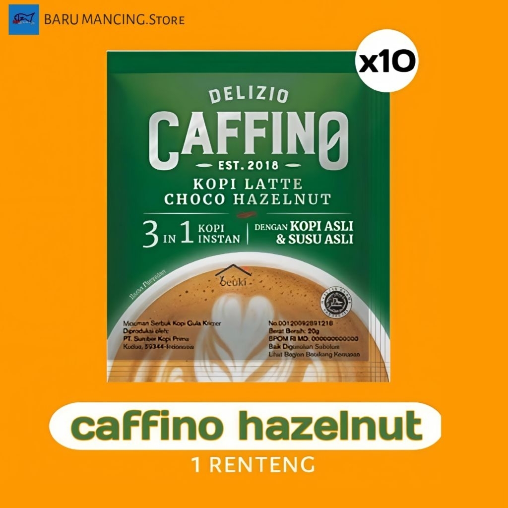 CAFFINO hazelnut 1 renteng.