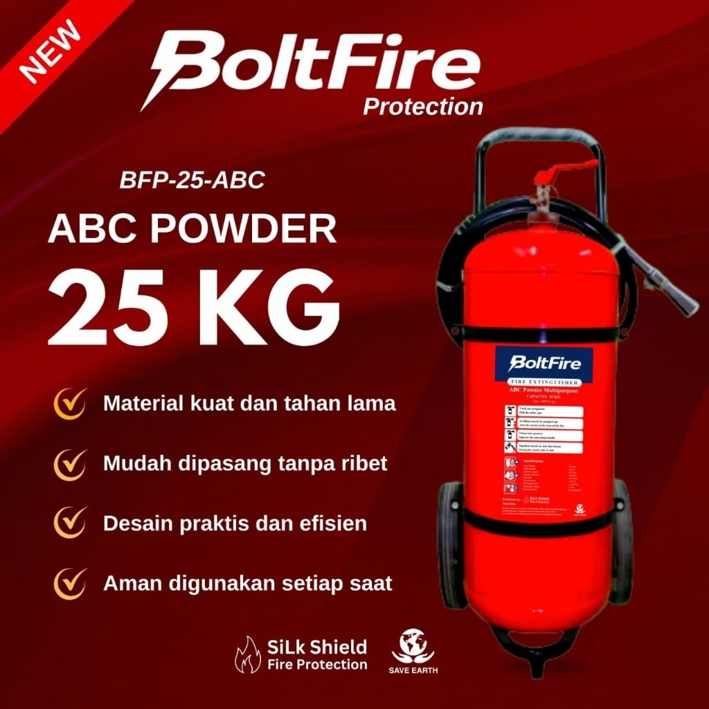Tabung apar 25kg isi powder