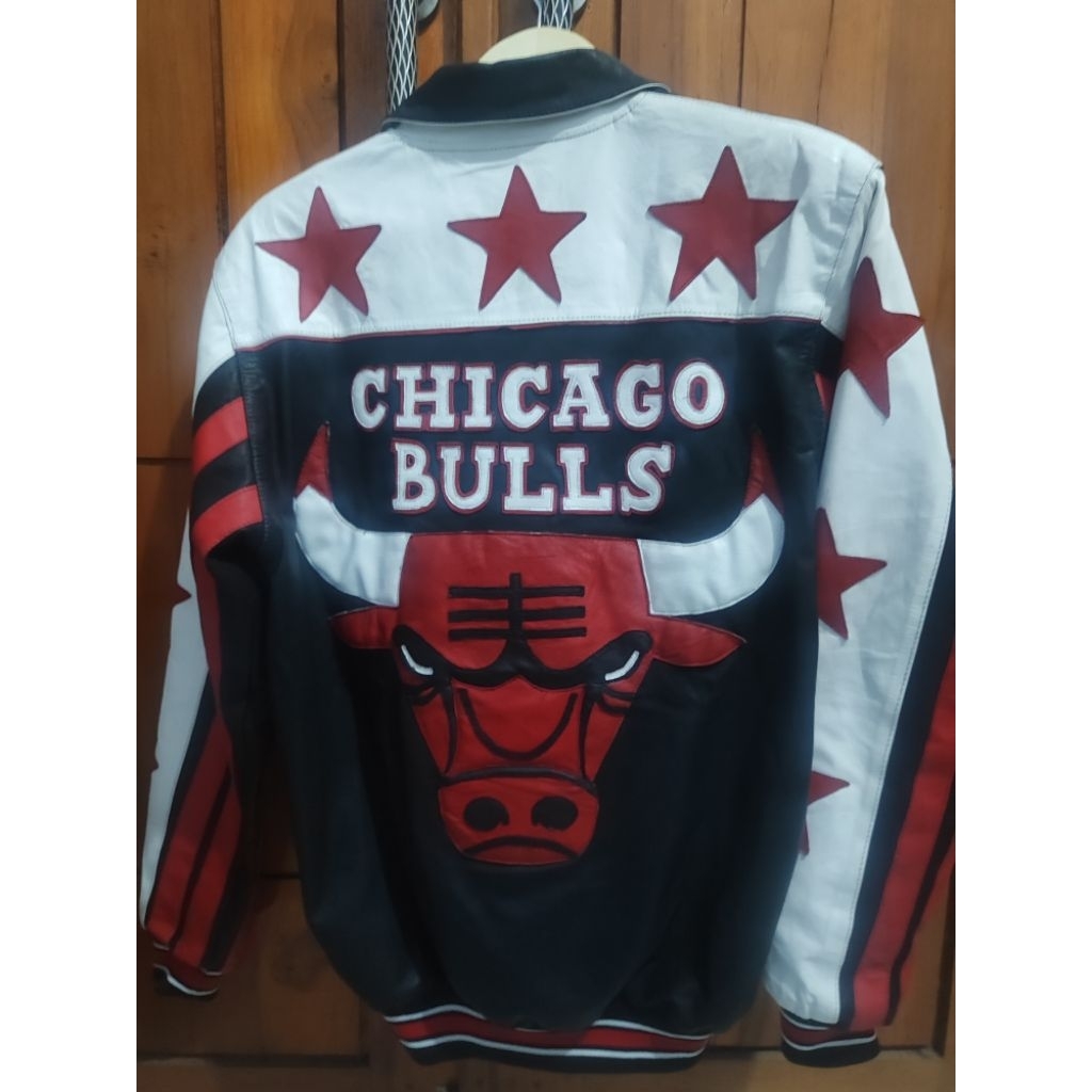 Jaket kulit Chicago bulls Jeff Hamilton