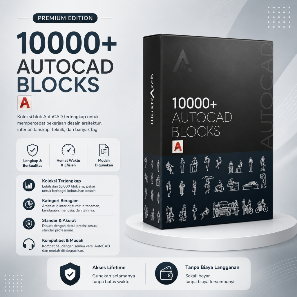 10000+ AUTOCAD BLOCK Gambar Kerja Terlengkap