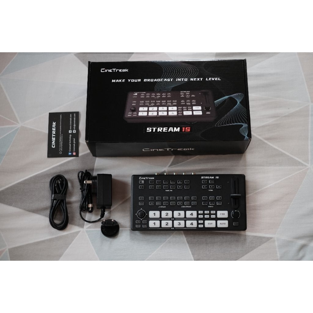 cinetreak stream 1s video switcher for live streaming