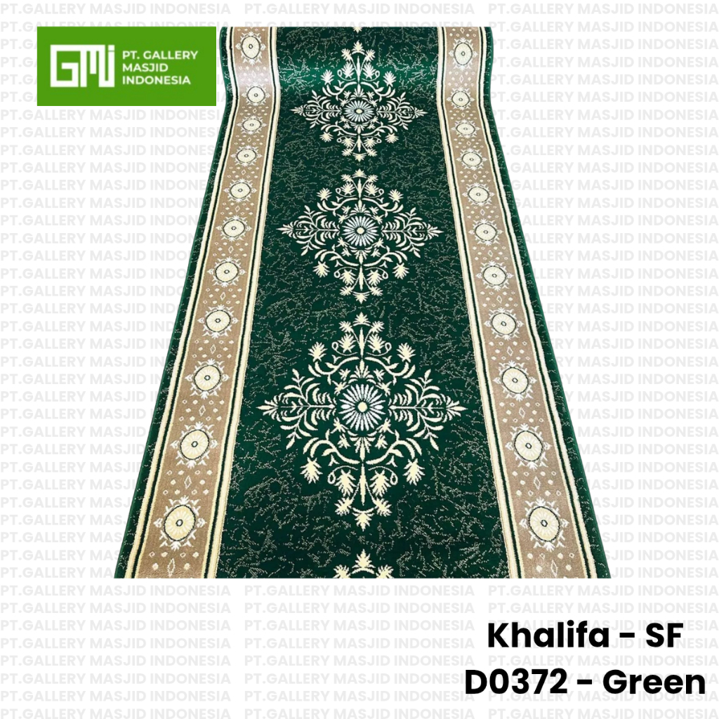 PT. GMI - Karpet Masjid Meteran Turki Tebal Empuk Khalifa / Sajadah Karpet Untuk Masjid