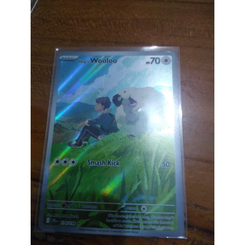 Wooloo AR Kartu Pokemon English Edition