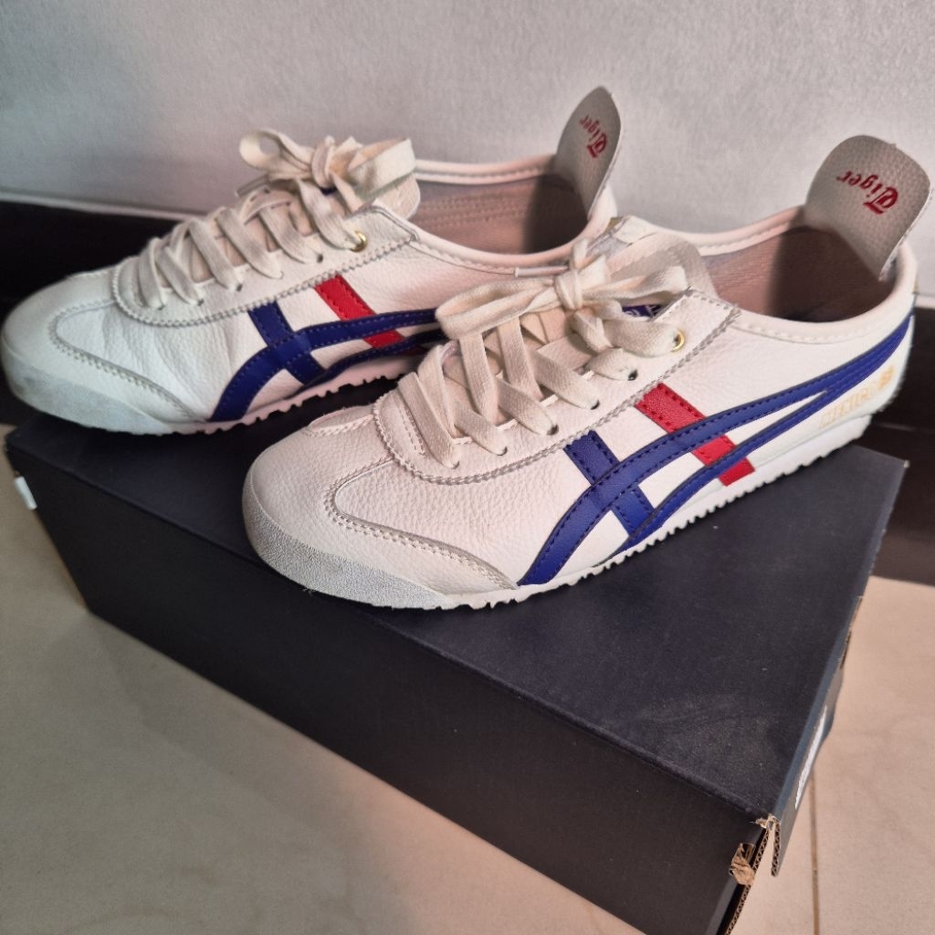 Onitsuka Tiger Mexico 66 Shoes Navy (Preloved)