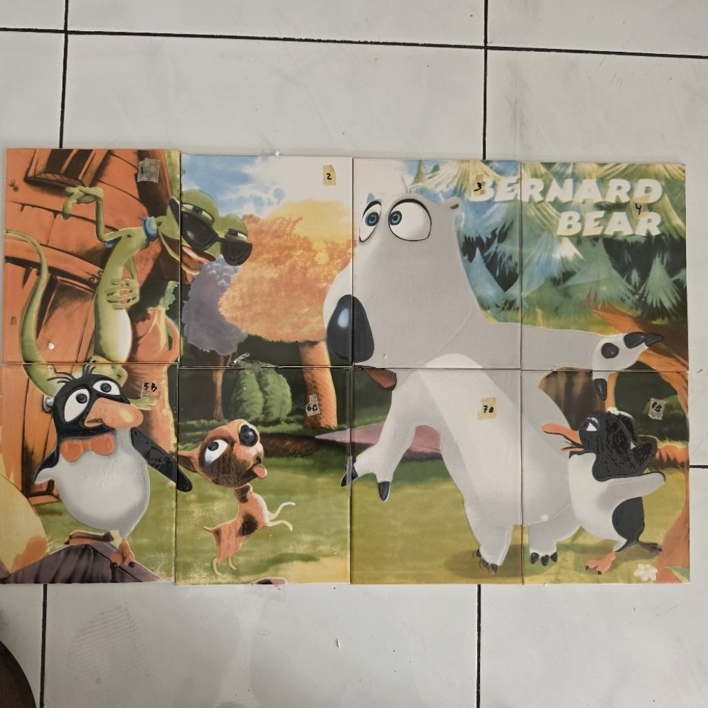 keramik panel dinding kamar tidur kamar mandi rumah BERNARD BEAR