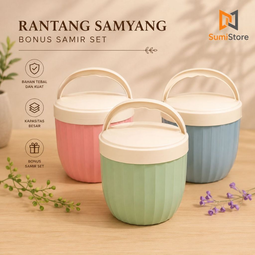 RANTANG PLASTIK/RANTANG BULAT SAMYANG MURAH WARNA / RANTANG HAJATAN MURAH GOLD