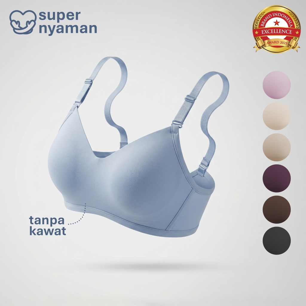 Scelta - Daily Bra Sleep And Travel Tanpa Kawat Non Wire Super Soft Bh Sce 1752