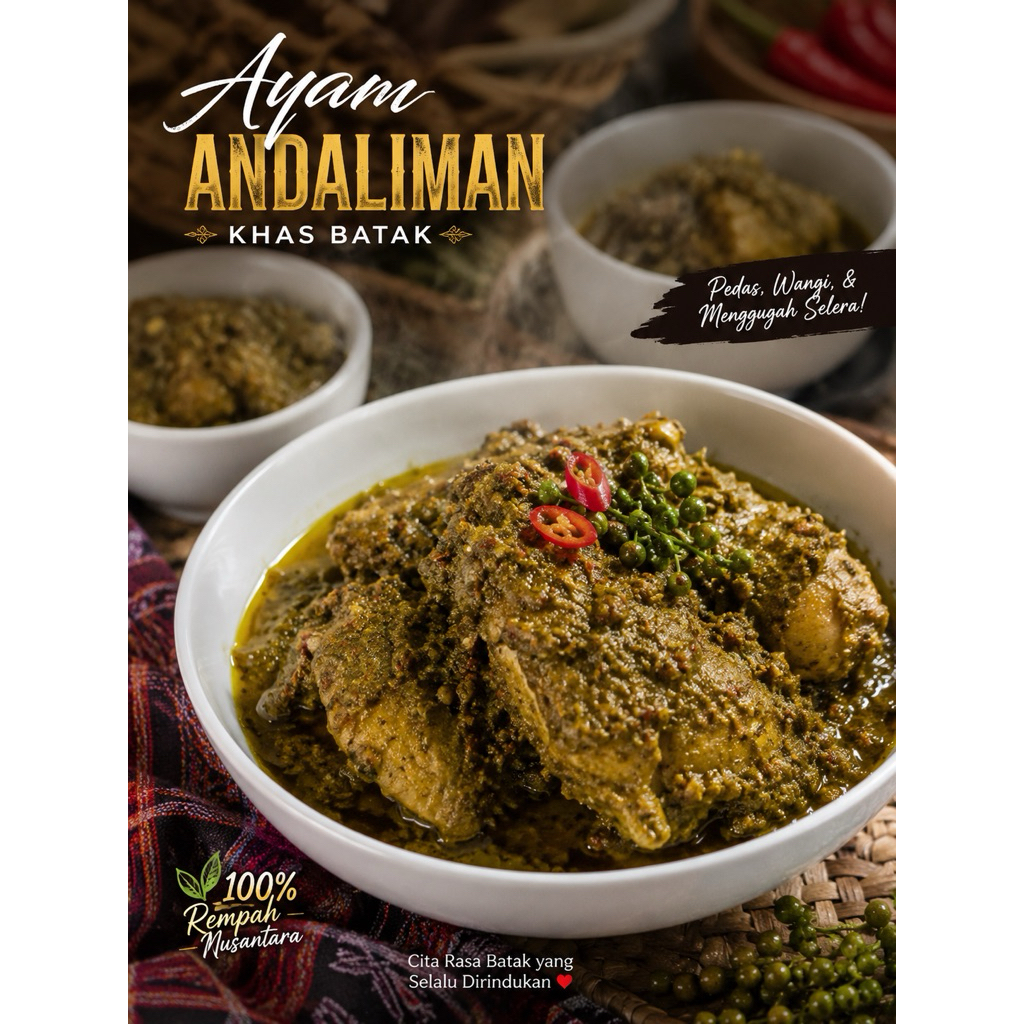 Ayam andaliman khas batak HALAL