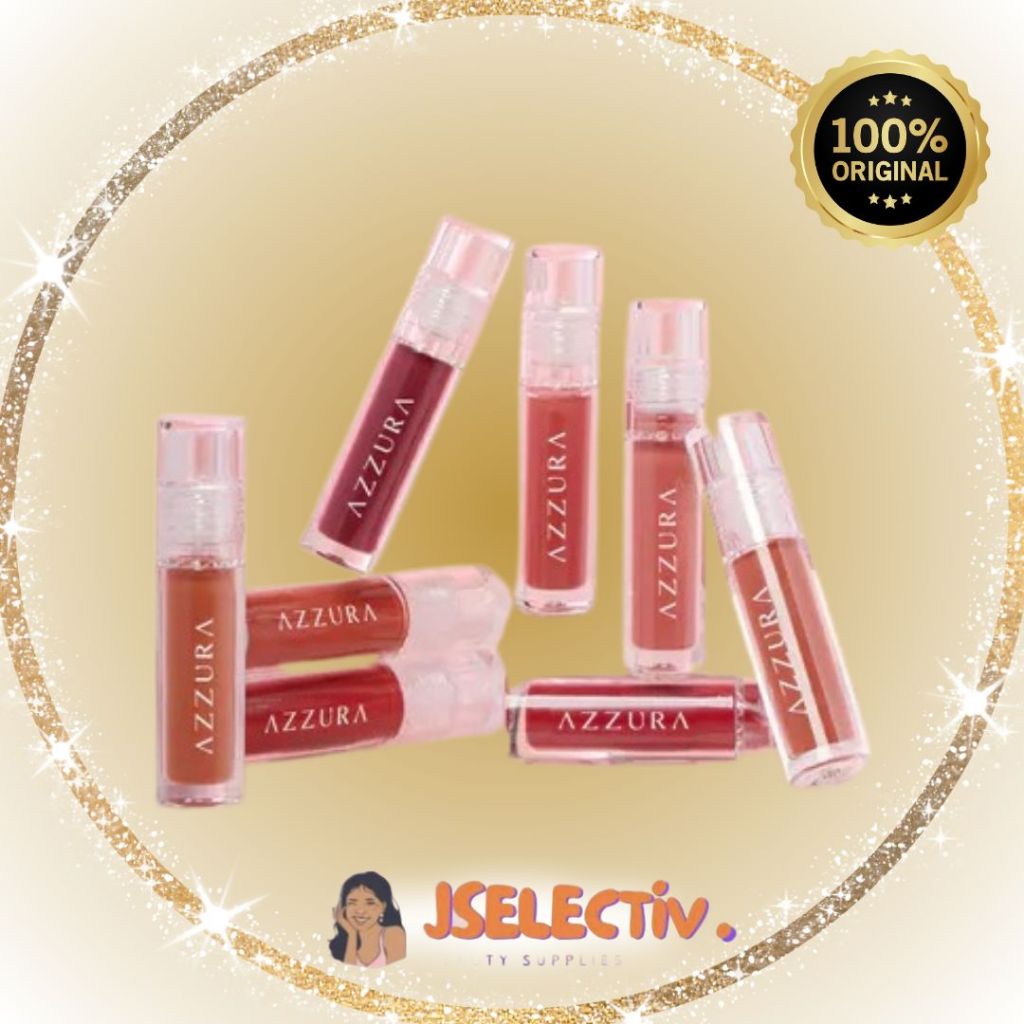 AZZURA LIP TINT - LENGKAP // JSELECTIV X JHON KOSMETIK // Lip Tint AZURA AZZURA - ORI BPOM COD