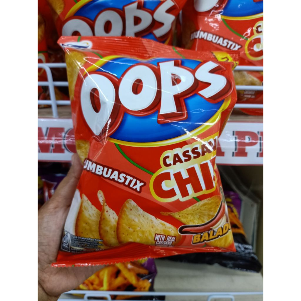 oops Snack casava chip balado 60g
