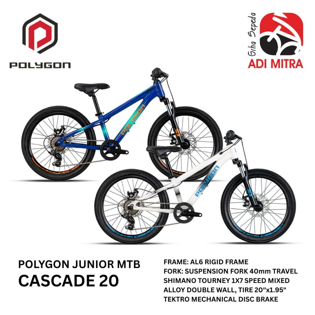 Polygon Cascade 20 [20 Inch] Sepeda Anak Junior MTB